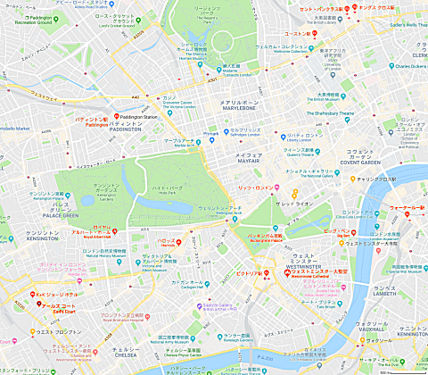 ロンドン　地図